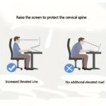 diy office computer monitor riser with desktop keyboard organizer and storage shelf set