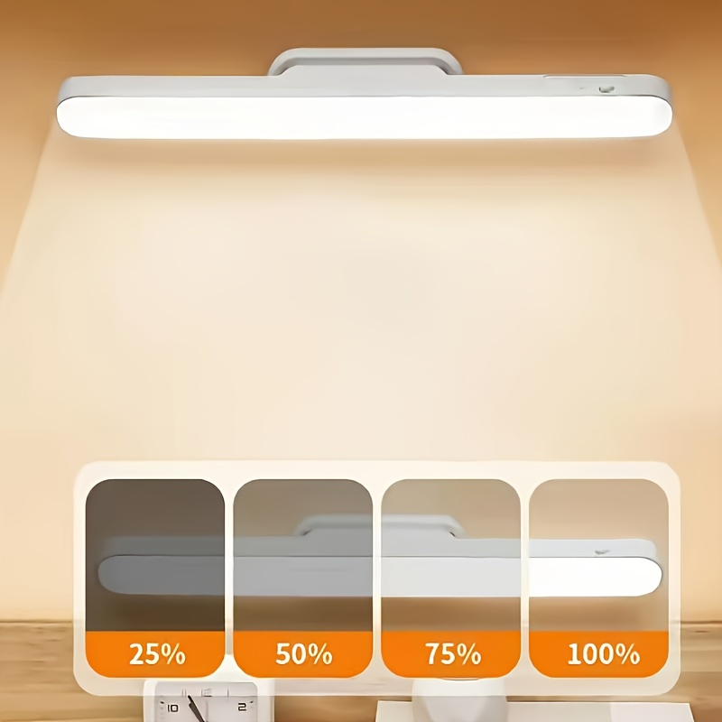 eye protecting dormitory led charging desk lamp, led makeup mirror with lights, magnetic rotating desk lamp, usb eye care desk lamp, office desk lamp, wardrobe lamp, 1800 mah battery, three color temperatures, stepless dimming