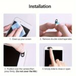 1/5pcs webcam cover shutter slider for pc laptops plastic camera cover phone lens sticker no battery, other major material