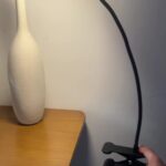 96led table lamp, desk lamp, usb powered clip on led reading light flexible gooseneck design, 3 color modes, adjustable brightness, suitable for reading, video calling, home office, bedside, and handicrafts
