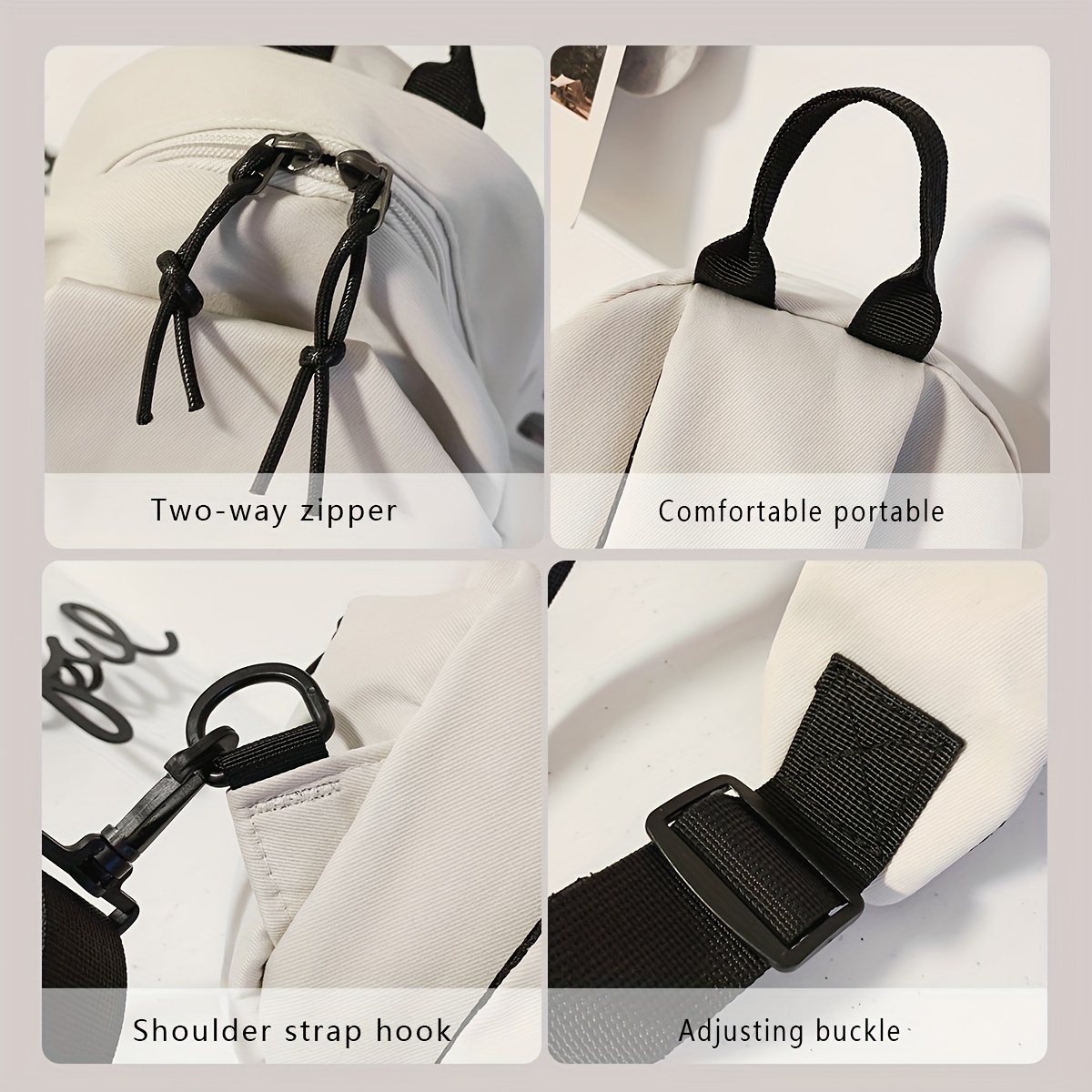 a stylish and lightweight sling backpack designed for sporty travel, featuring a sturdy zipper and comfortable fabric, perfect for everyday use and as gifts for christmas and new year