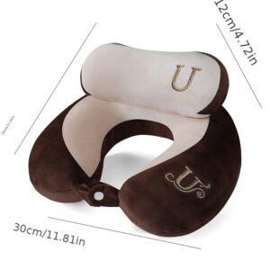 u shaped travel neck pillow, airplane pillow, portable cervical support pillow for neck and cervical spine, headrest pillow