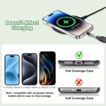 2pcs rfid clip and go strap for phone with wallet crossbody phone lanyard | includes wrist strap and zippered anti theft pocket, suitable for everyday travel, universal multi functional mobile phone lanyard, compatible with most smartphones