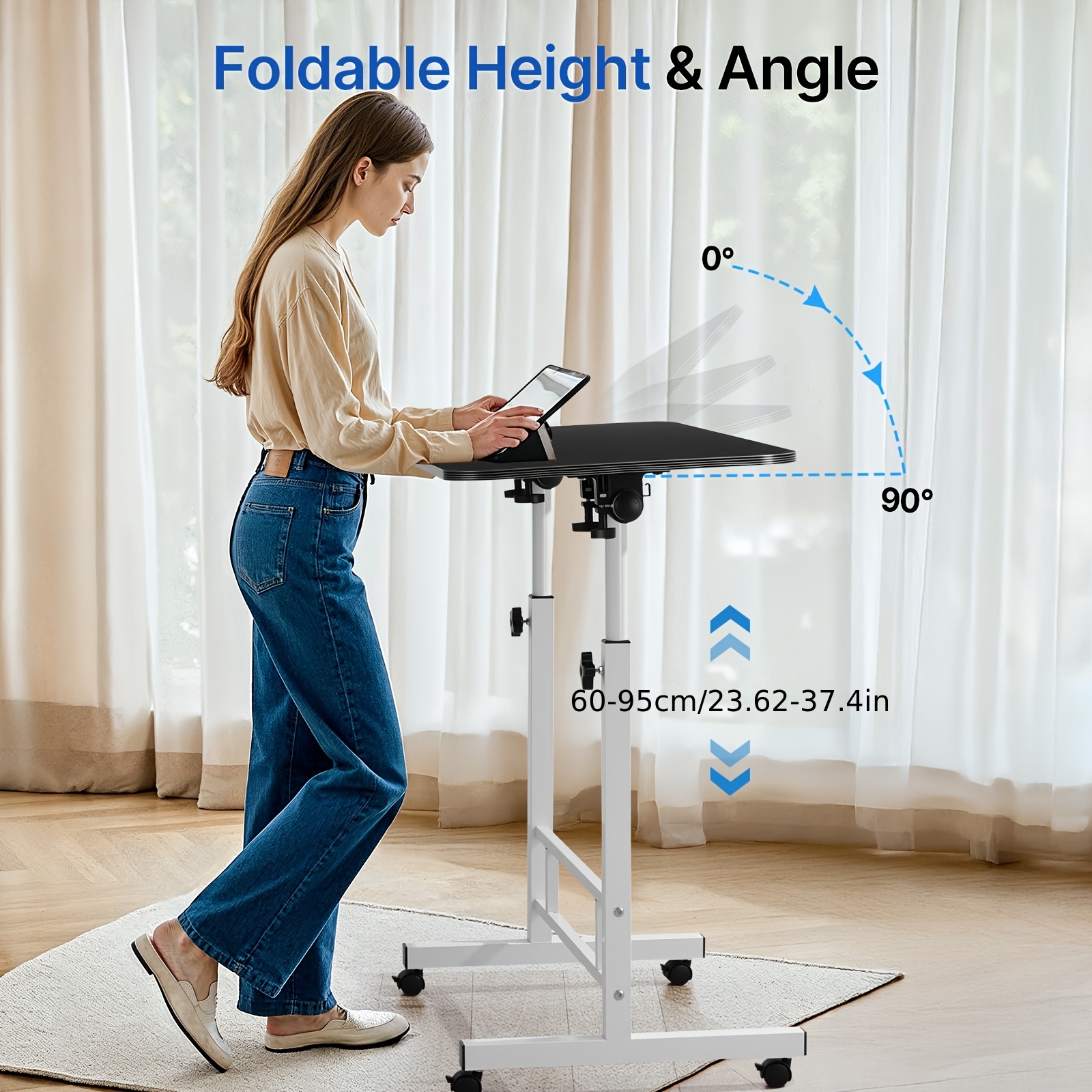 Adjustable Height & Tilt Mobile Station
