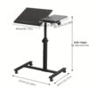 Adjustable Mobile Couch Side Table