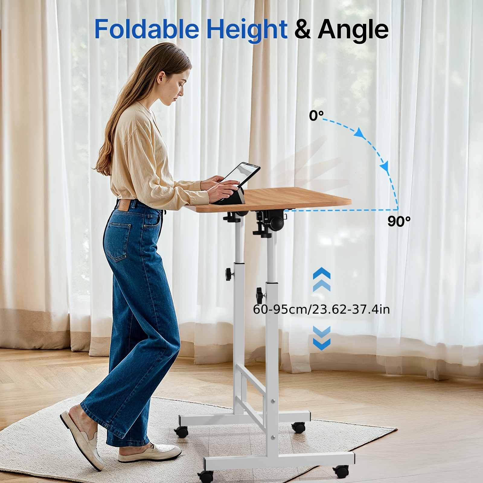 Adjustable Height & Tilt Mobile Station