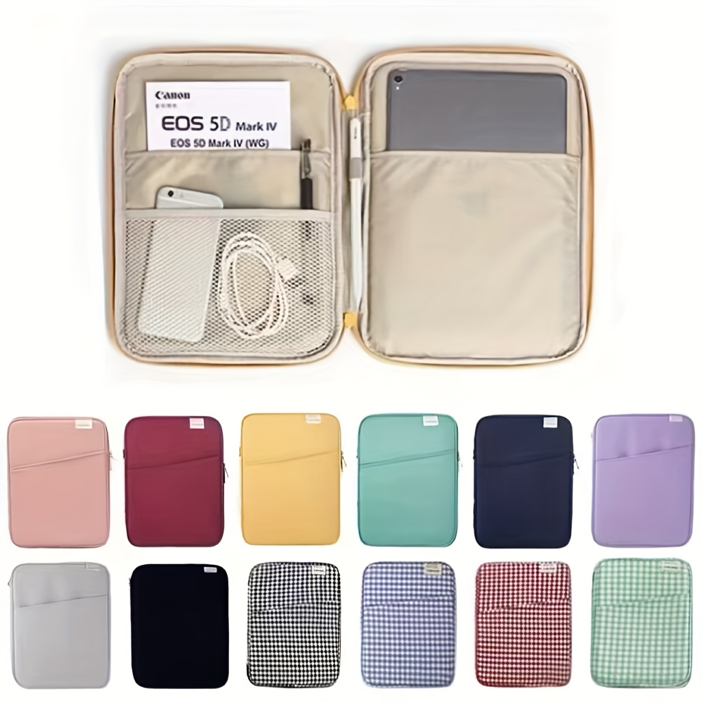 korean version of ins style minimalist tablet bag suitable for ipad 25.91 27.94 cm macbook air 13.3 inner bag, lightweight and shockproof 32.77 cm 33.02 cm for apple new m3 13.6 inch hp for samsung laptop storage bag men and women's a4 file bag multif