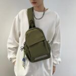 a stylish and lightweight sling backpack designed for sporty travel, featuring a sturdy zipper and comfortable fabric, perfect for everyday use and as gifts for christmas and new year