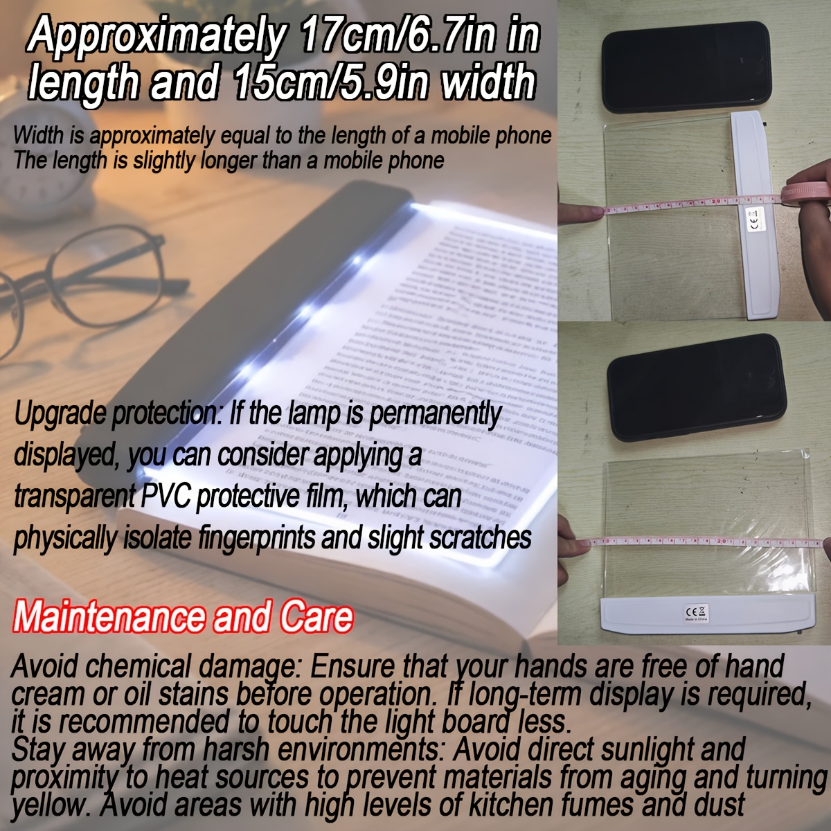 LED Flat-Panel Reading Light