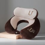 u shaped travel neck pillow, airplane pillow, portable cervical support pillow for neck and cervical spine, headrest pillow