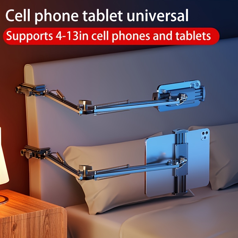extended desktop stand, long arm tablet stand, bedside tabletop stand, suitable for ipad, smartphone holder, lazy phone holder, bedside stand, mechanical cantilever stand