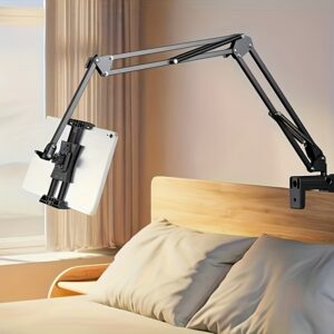 extended desktop stand, long arm tablet stand, bedside tabletop stand, suitable for ipad, smartphone holder, lazy phone holder, bedside stand, mechanical cantilever stand