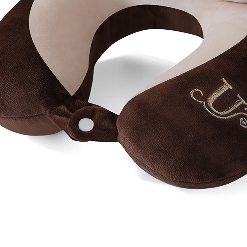 u shaped travel neck pillow, airplane pillow, portable cervical support pillow for neck and cervical spine, headrest pillow