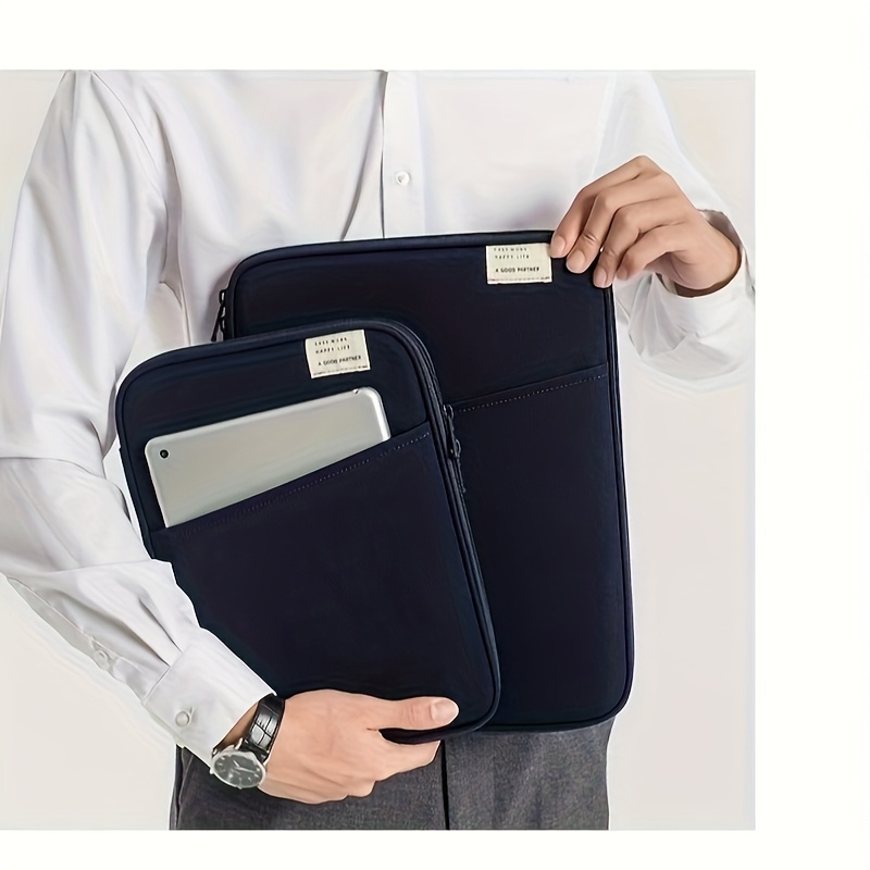 korean version of ins style minimalist tablet bag suitable for ipad 25.91 27.94 cm macbook air 13.3 inner bag, lightweight and shockproof 32.77 cm 33.02 cm for apple new m3 13.6 inch hp for samsung laptop storage bag men and women's a4 file bag multif