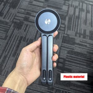 1pc 3 in 1 foldable adjustable height magnetic stand | suitable for phones, tablets, laptops, and computers, compatible with iphone/type c android connectors, offers 8 height adjustment settings, portable desktop holder, laptop desk, aluminum alloy