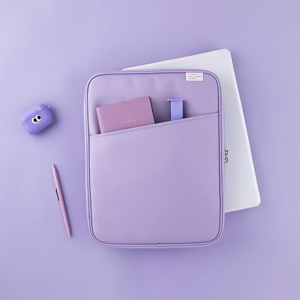 korean version of ins style minimalist tablet bag suitable for ipad 25.91 27.94 cm macbook air 13.3 inner bag, lightweight and shockproof 32.77 cm 33.02 cm for apple new m3 13.6 inch hp for samsung laptop storage bag men and women's a4 file bag multif