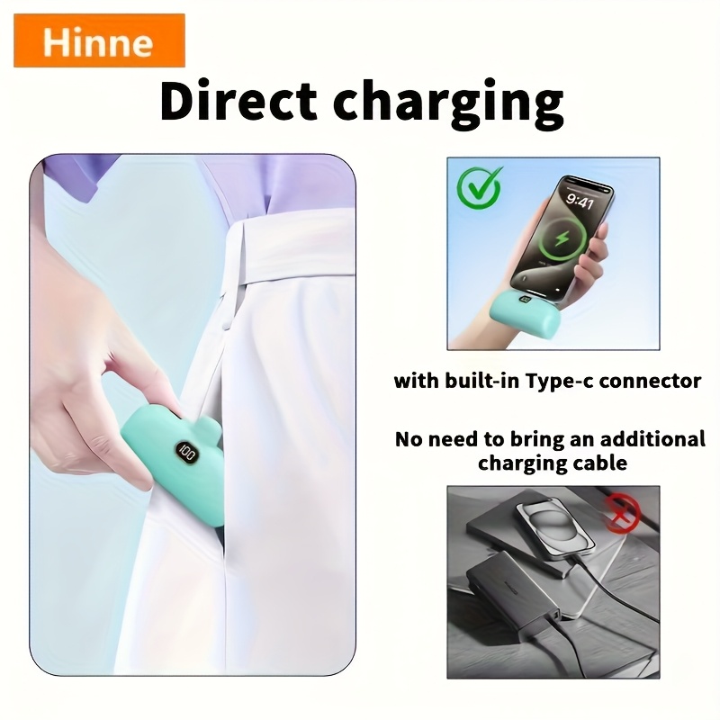 Hinne 5000mAh Mini Portable Charger