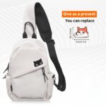 a stylish and lightweight sling backpack designed for sporty travel, featuring a sturdy zipper and comfortable fabric, perfect for everyday use and as gifts for christmas and new year