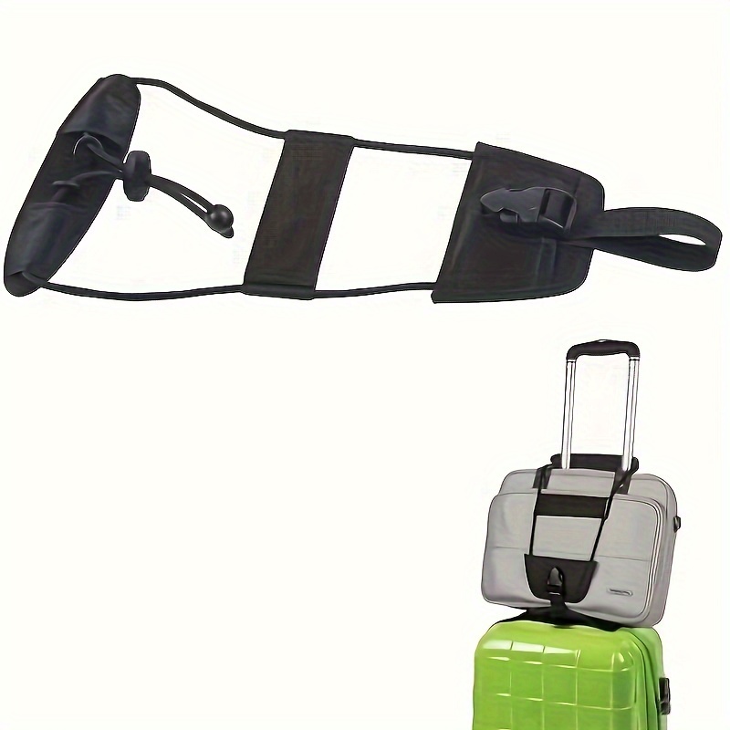 elastic telescopic strap for securing luggage, adjustable for travel bags and suitcases