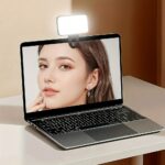 1pc mini clamping fill light portable for video conference, live streaming & phone photography | pocket beauty lamp for iphone 16/17 series, for samsung s25/fold7/flip7 & most smartphones