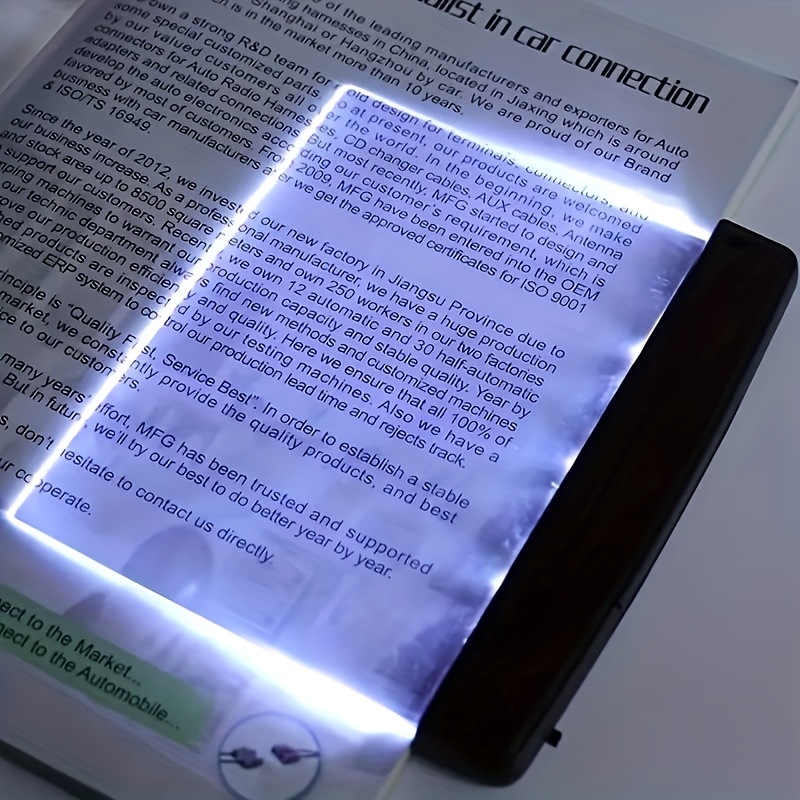 LED Flat-Panel Reading Light