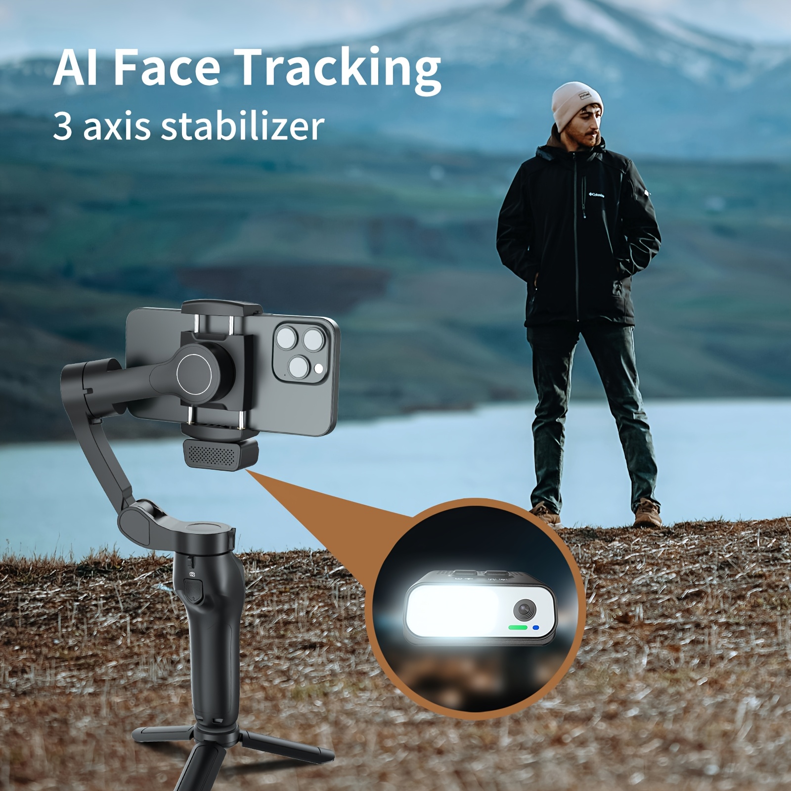 COMITOK L7C Smart 3-Axis Handheld Gimbal
