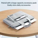 this laptop storage bag fits the model accurately, and the anti collision layer is thickened to protect your equipment