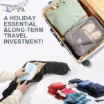 1pc of the new travel u shaped pillow, which can be filled with clothing, is easy to carry and essential for flights and daily use| travel| picnic| travel essentials