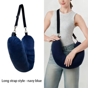 1pc of the new travel u shaped pillow, which can be filled with clothing, is easy to carry and essential for flights and daily use| travel| picnic| travel essentials