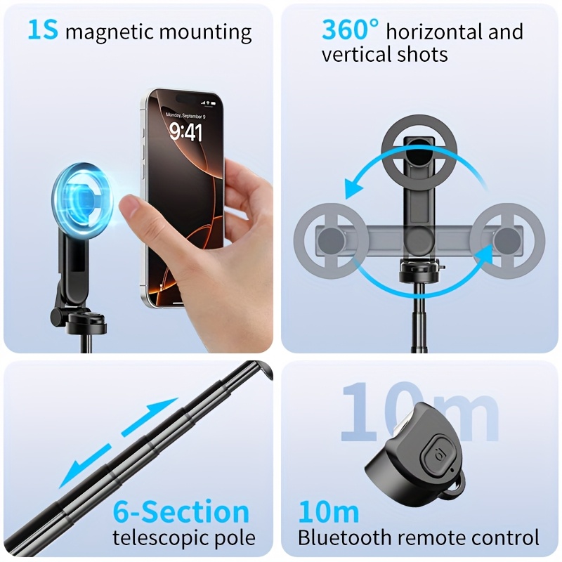 Magnetic Mini Phone Selfie Stick
