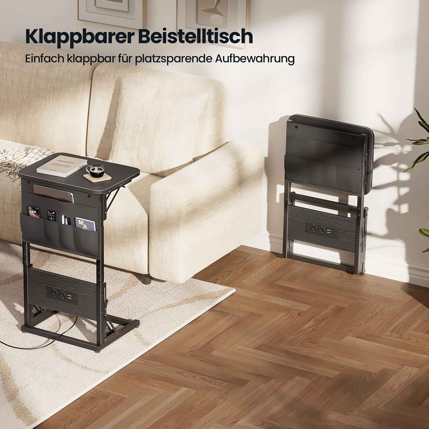 C-Shaped Side Table